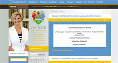 Desktop Screenshot of lakitelek.hu